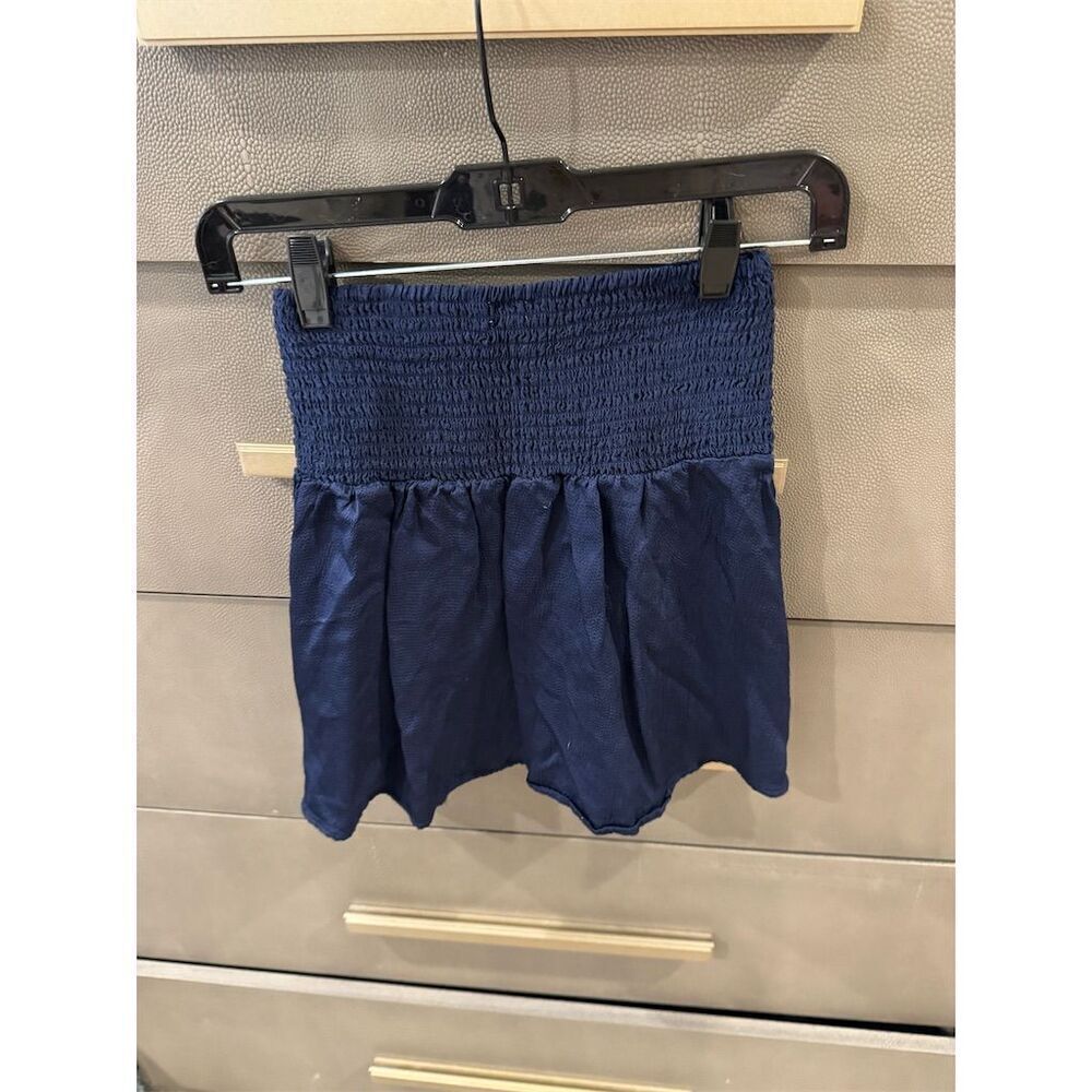 Aerie Women's XXS Navy Blue Short Skirt Casual Ruffle Detail - Picture 2 of 4